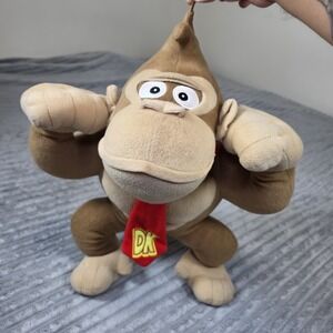 DONKEY KONG 22" Super Mario Large Plush Stuffed Toy 2023 Nintendo